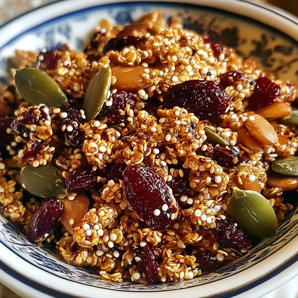 Quinoa Pumpkin Seed Granola