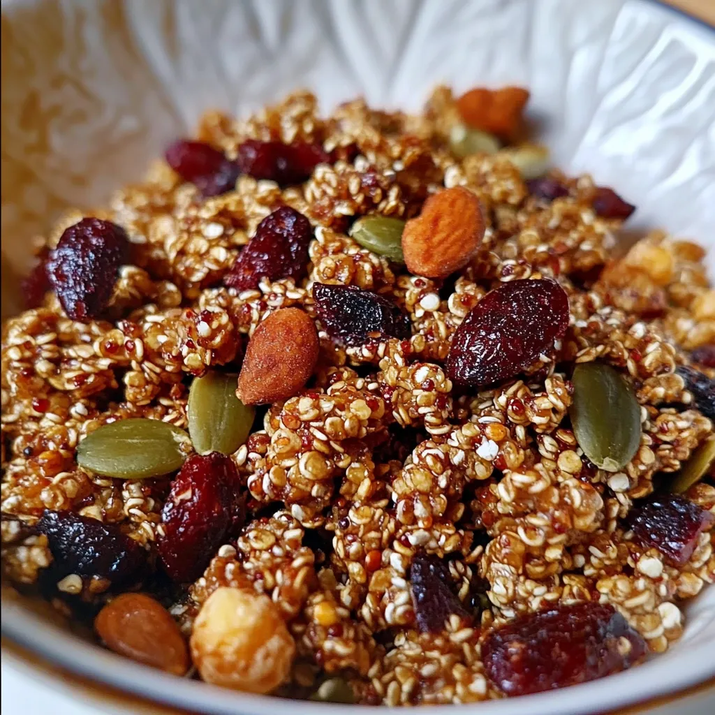 Quinoa Pumpkin Seed Granola