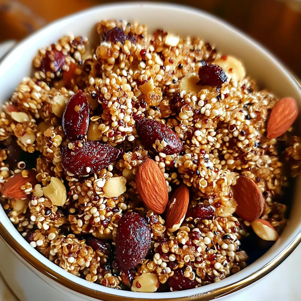 Quinoa Pumpkin Seed Granola