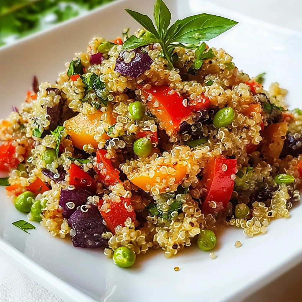 Quinoa Salad with Fresh Vegetables
