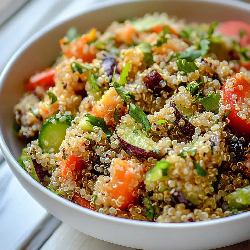 Quinoa Salad with Fresh Vegetables