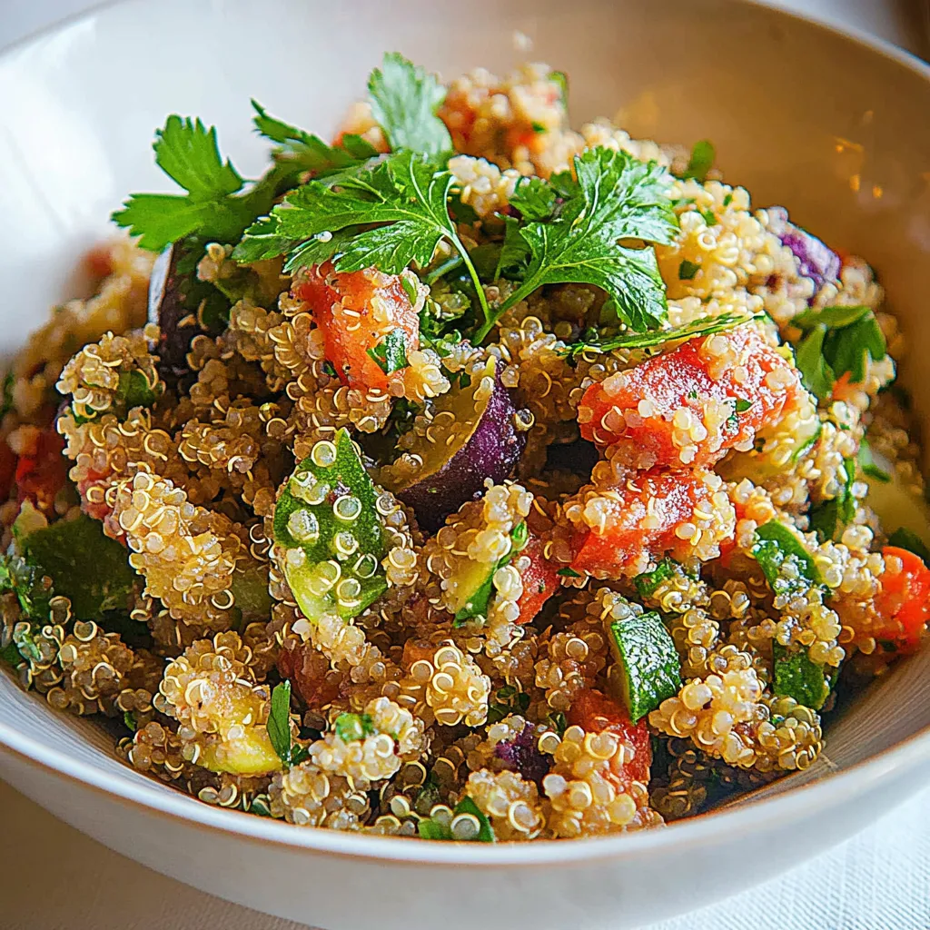 Quinoa Salad with Fresh Vegetables