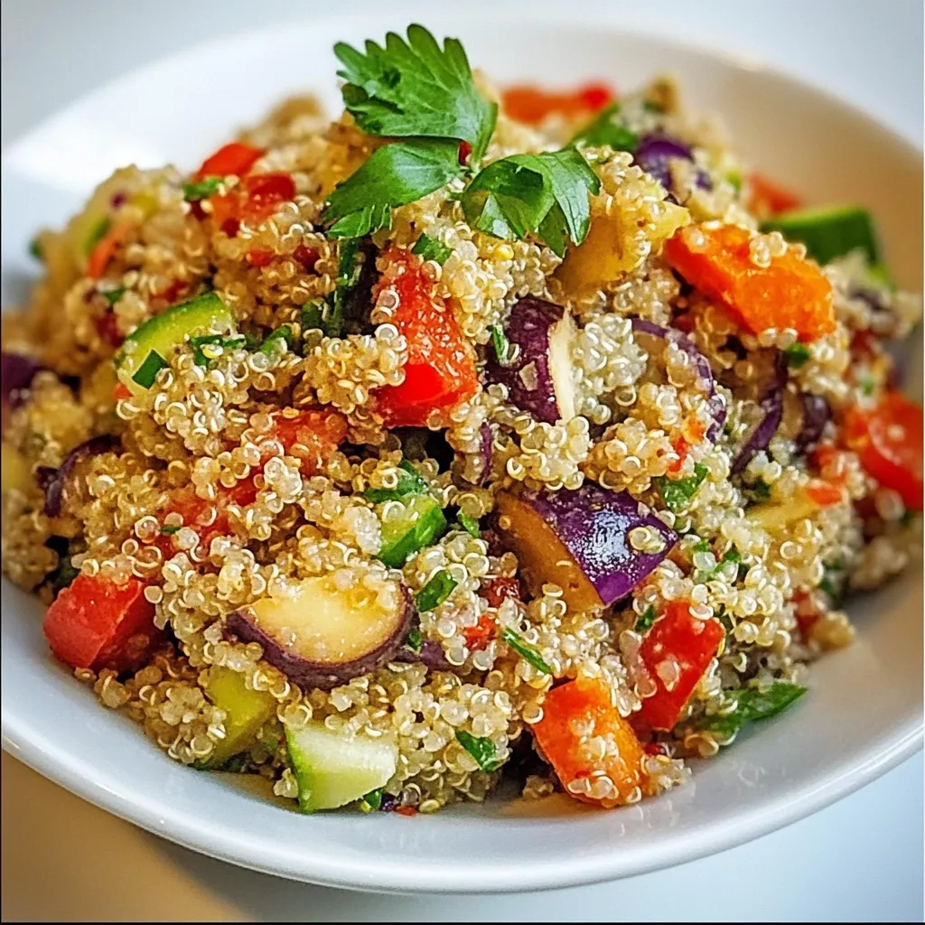 Quinoa Salad with Fresh Vegetables
