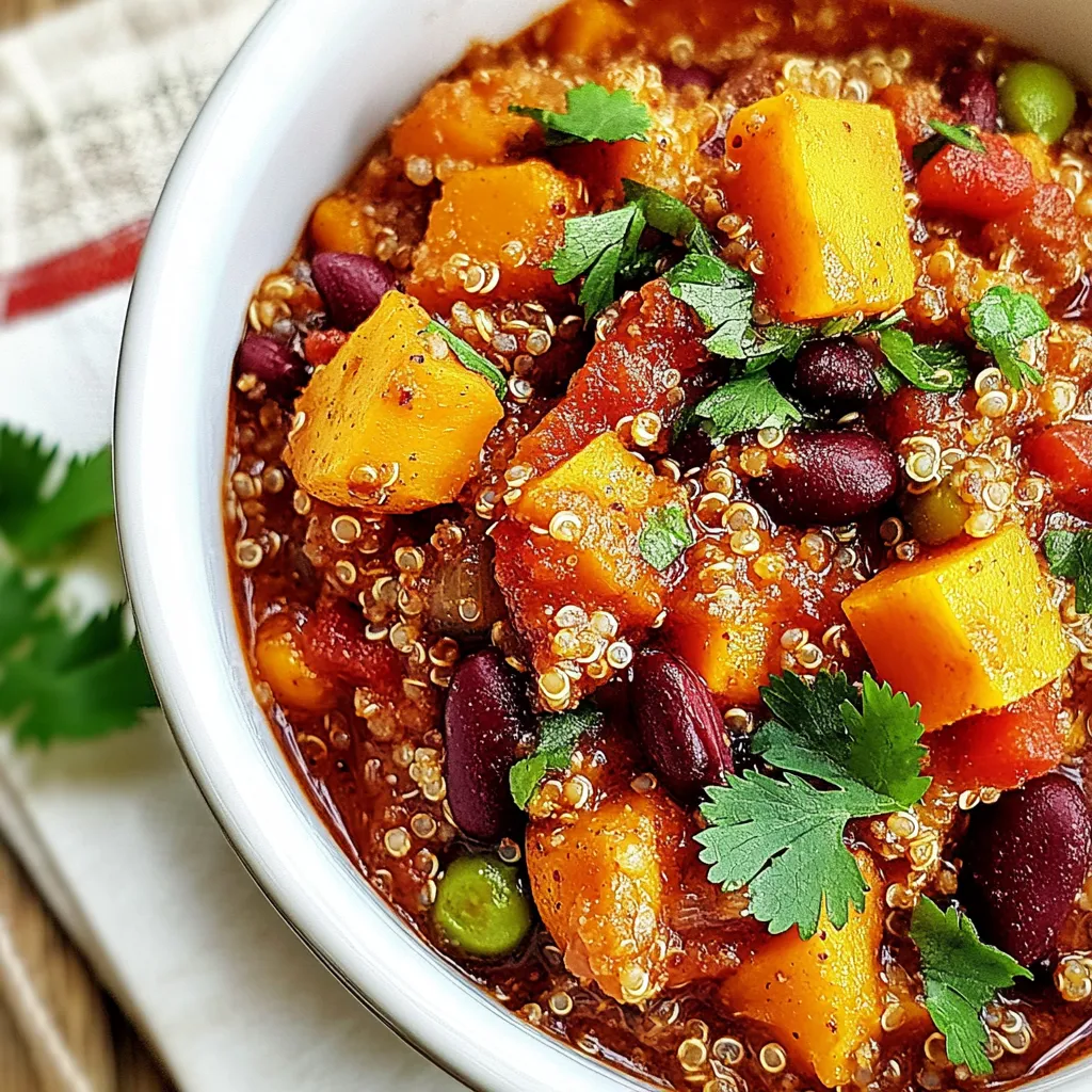 Quinoa Sweet Potato Chili
