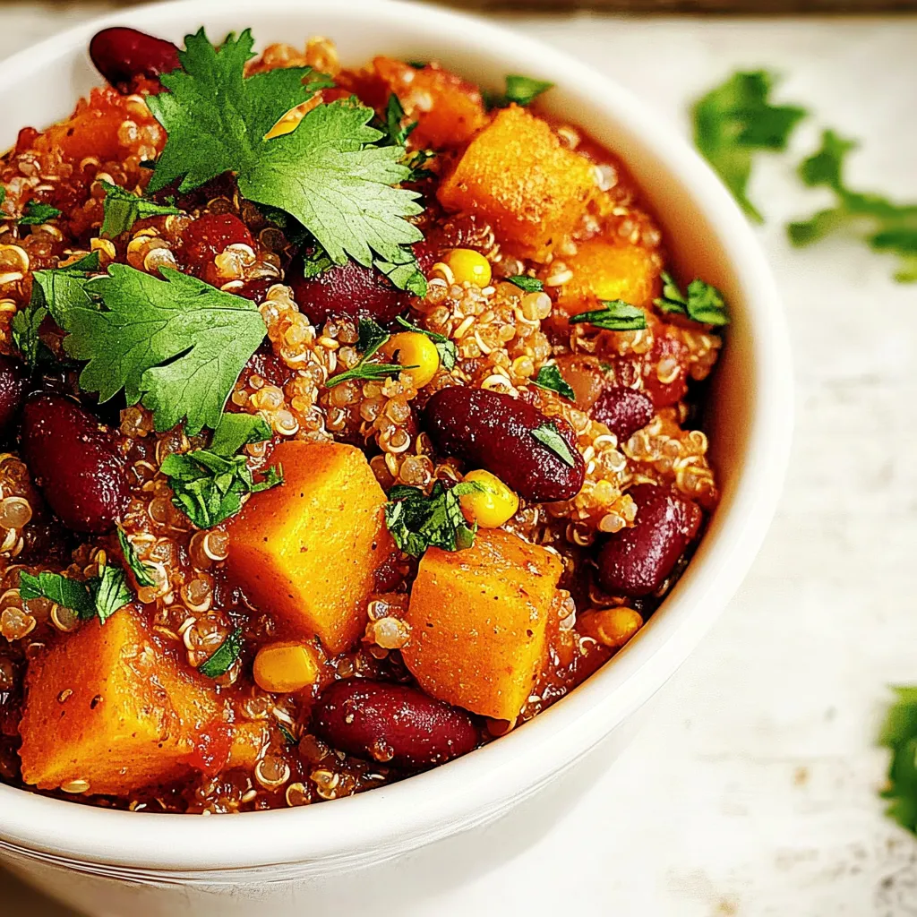 Quinoa Sweet Potato Chili