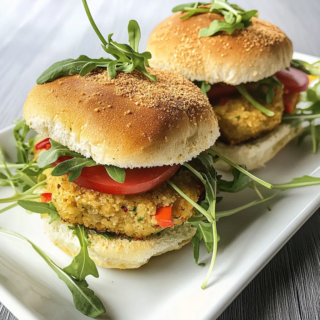 Quinoa Veggie Sliders