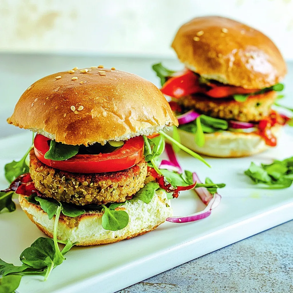 Quinoa Veggie Sliders