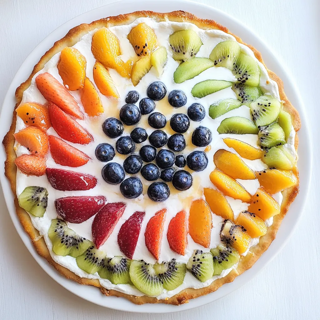 Rainbow Fruit Pizza