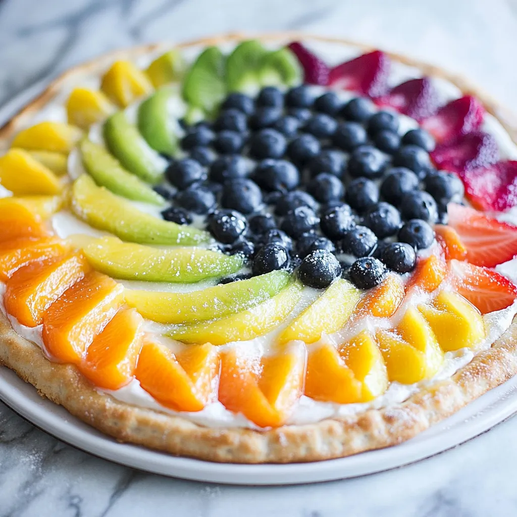 Rainbow Fruit Pizza