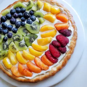 Rainbow Fruit Pizza