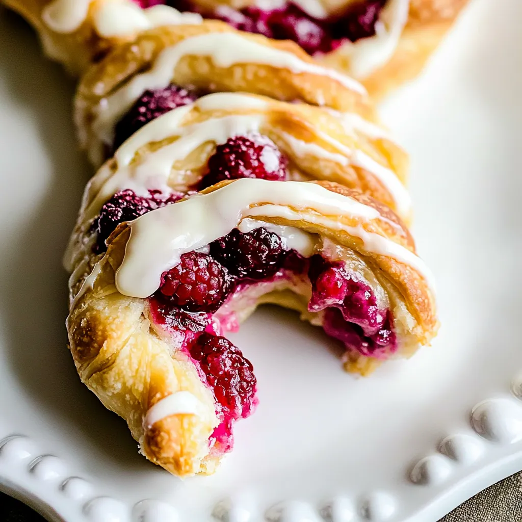 Raspberry Cream Cheese Crescent Ring