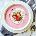 Refreshing Chilled Strawberry Soup