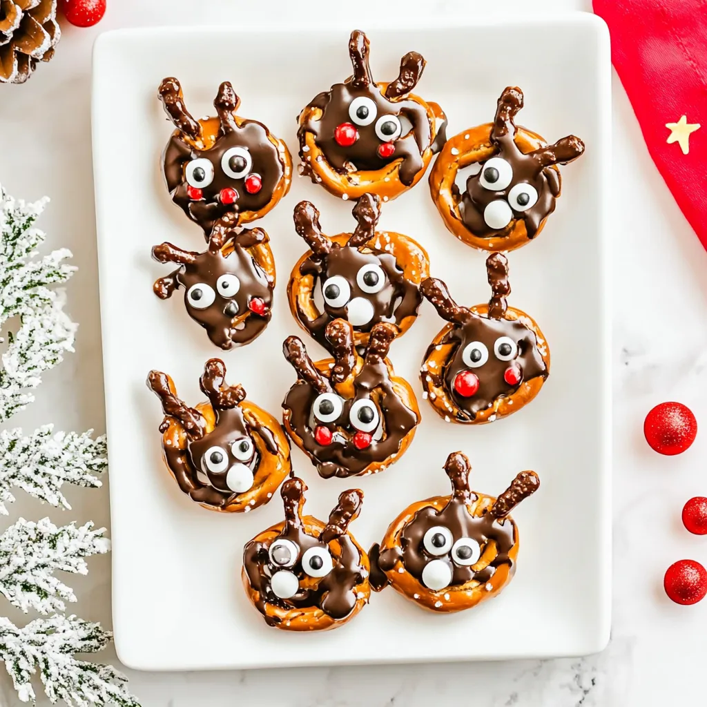 Reindeer Pretzels