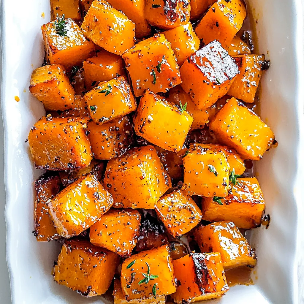 Roasted Butternut Squash with Maple Browned Butter