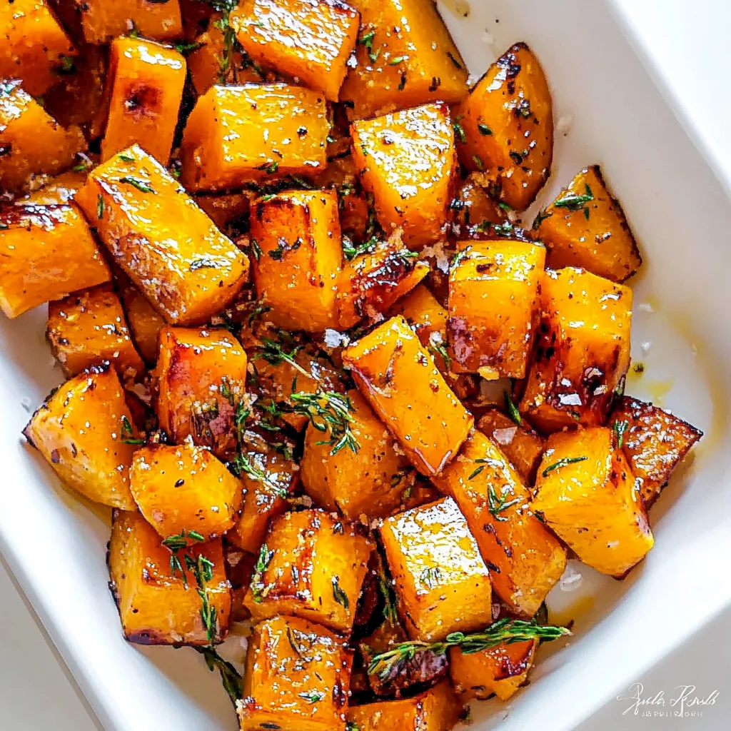 Roasted Butternut Squash with Maple Browned Butter