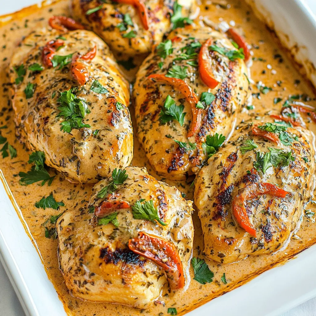 Roasted Red Pepper Chicken