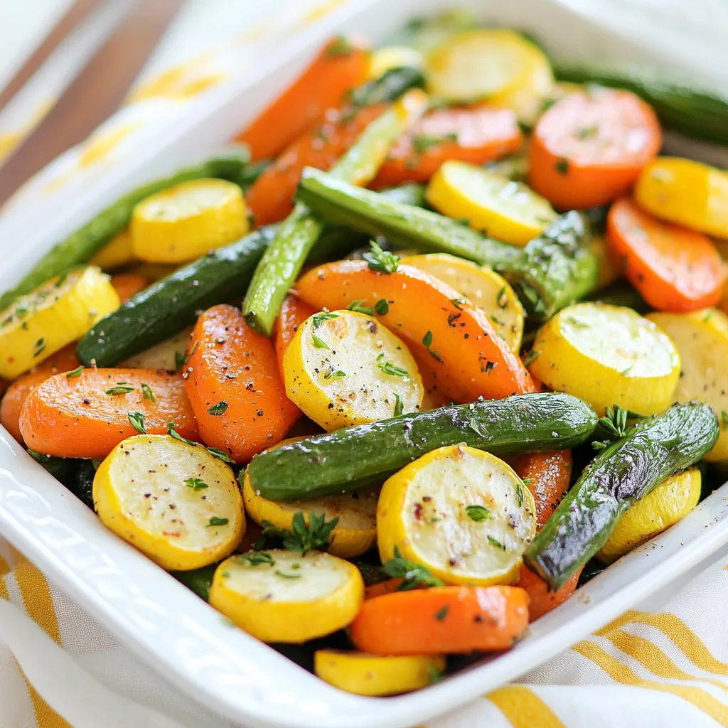 Roasted Spring Vegetables