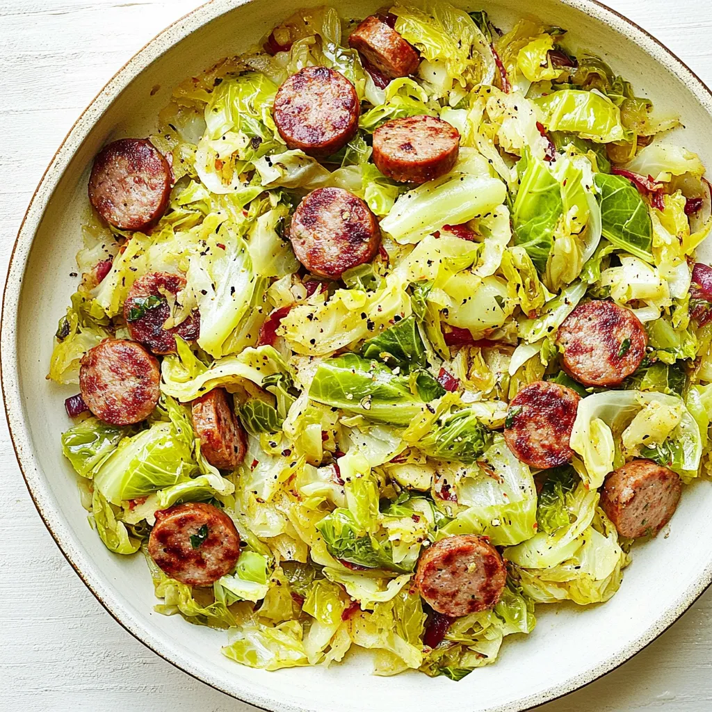 Sausage and Cabbage