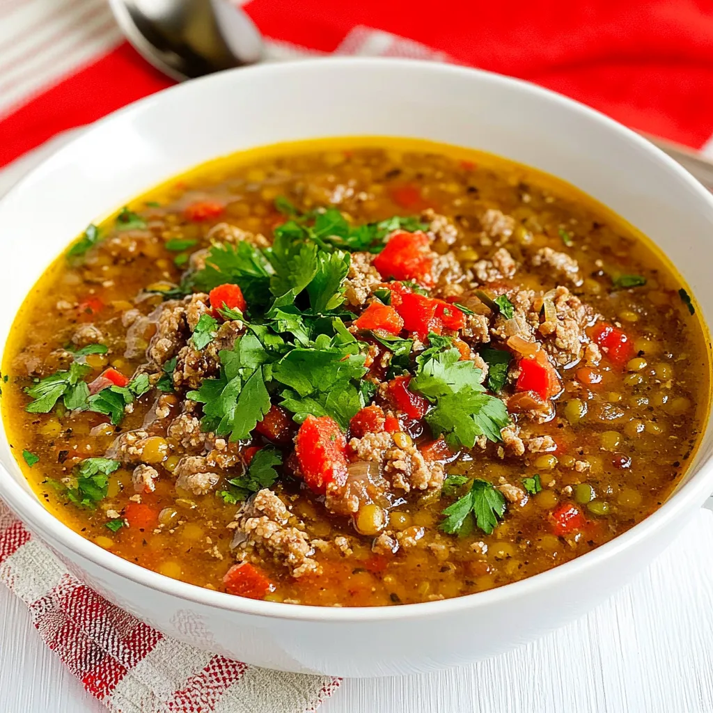 Sausage and Lentil Soup