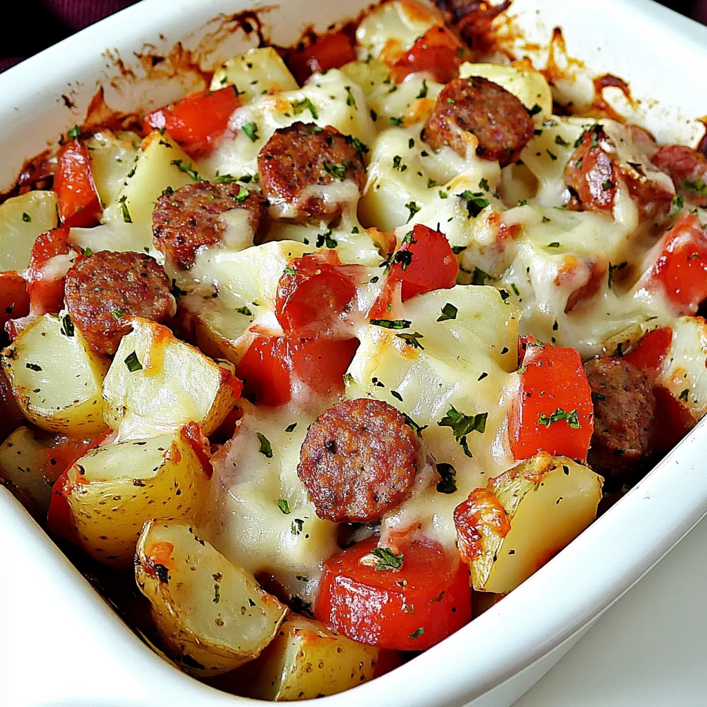 Sausage and Potato Bake