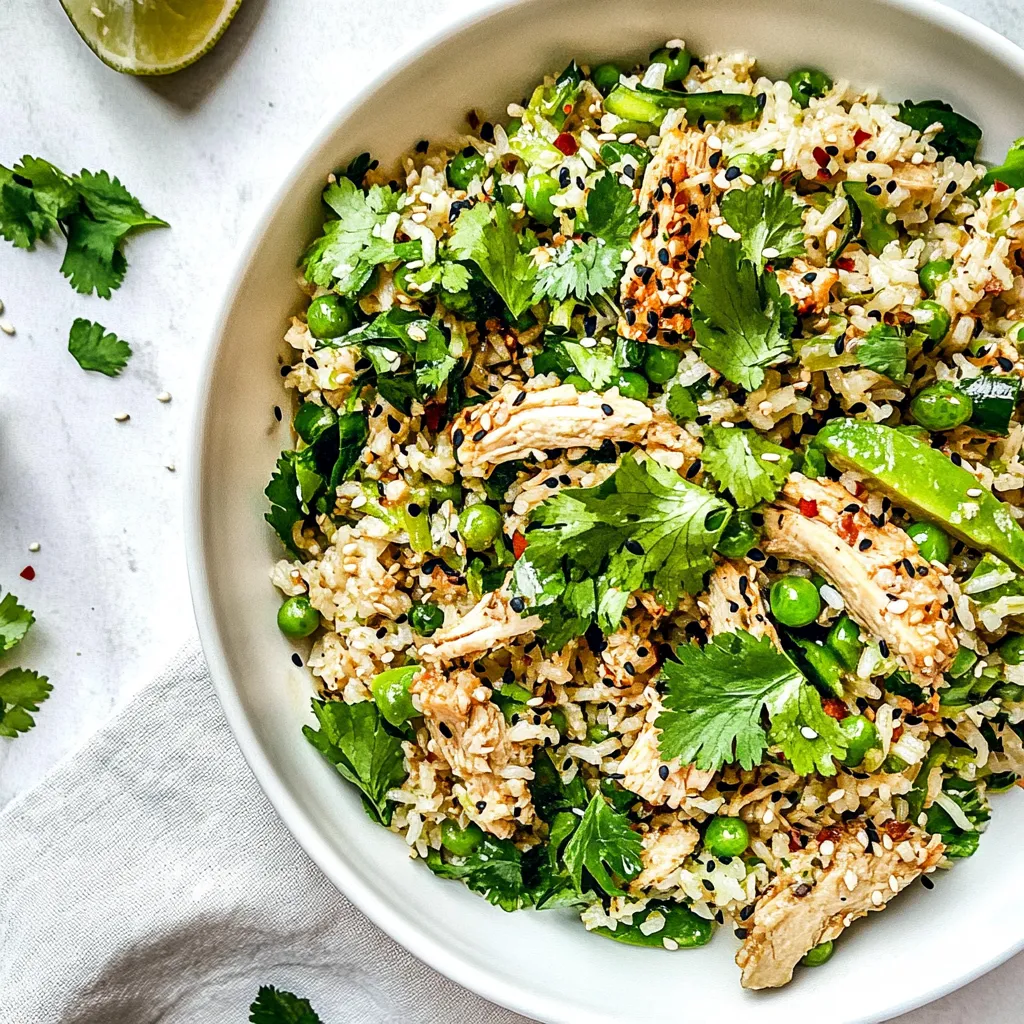 Sesame Ginger Rice Salad