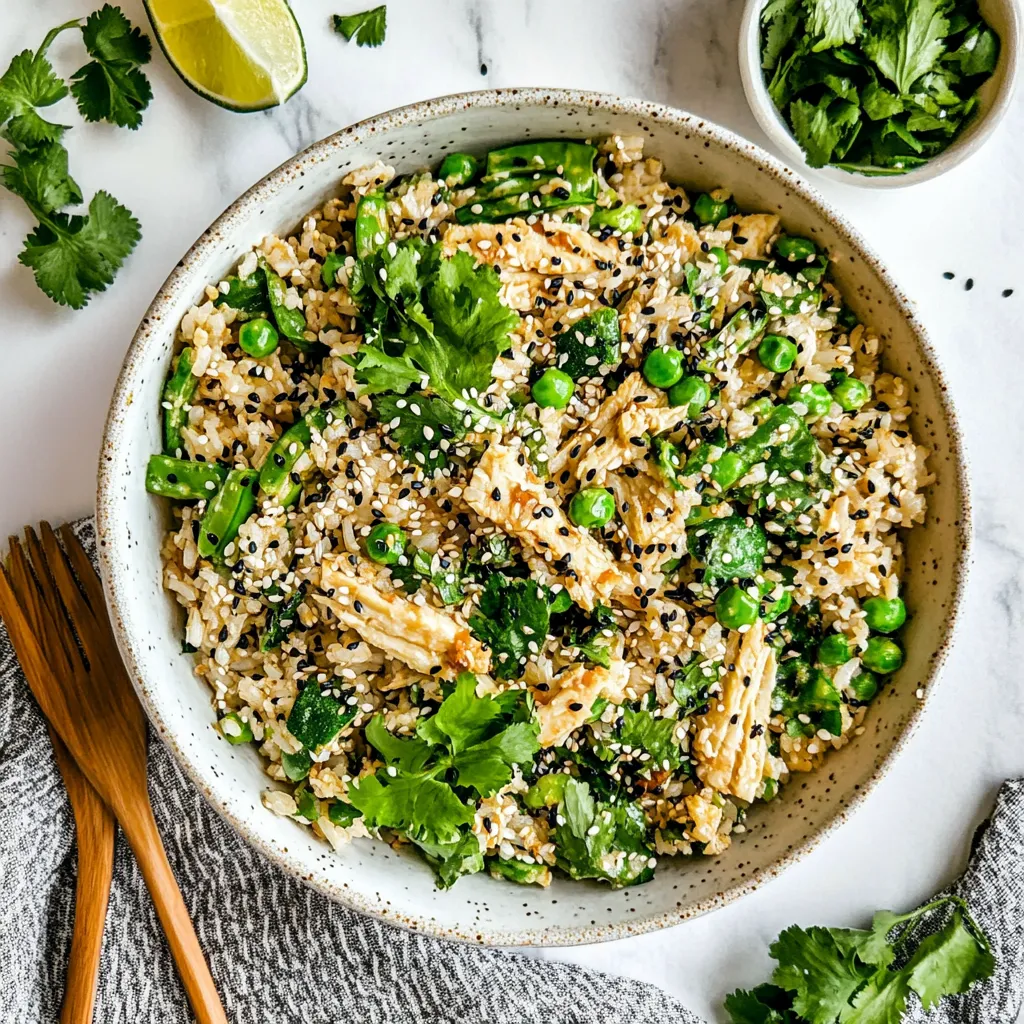 Sesame Ginger Rice Salad