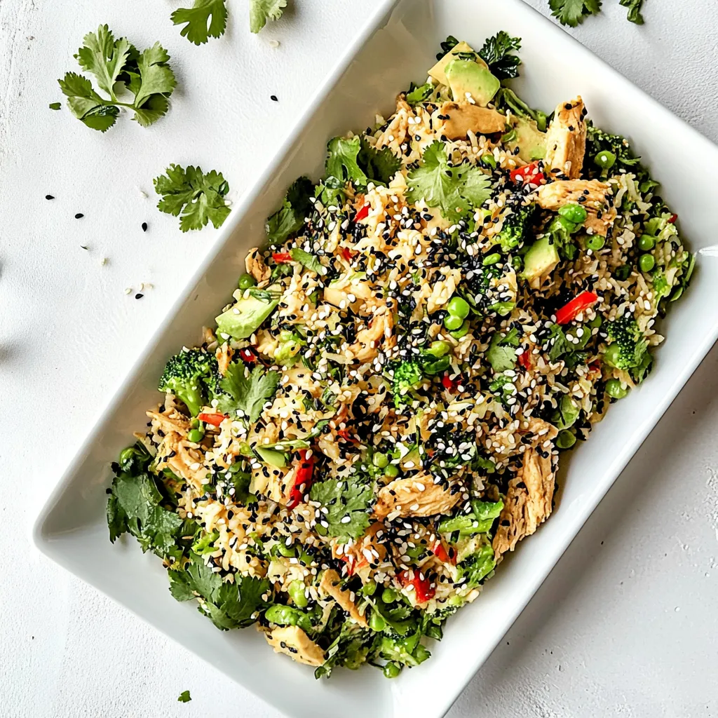 Sesame Ginger Rice Salad