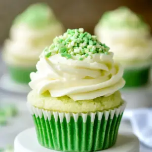 Shamrock Shake Cupcakes