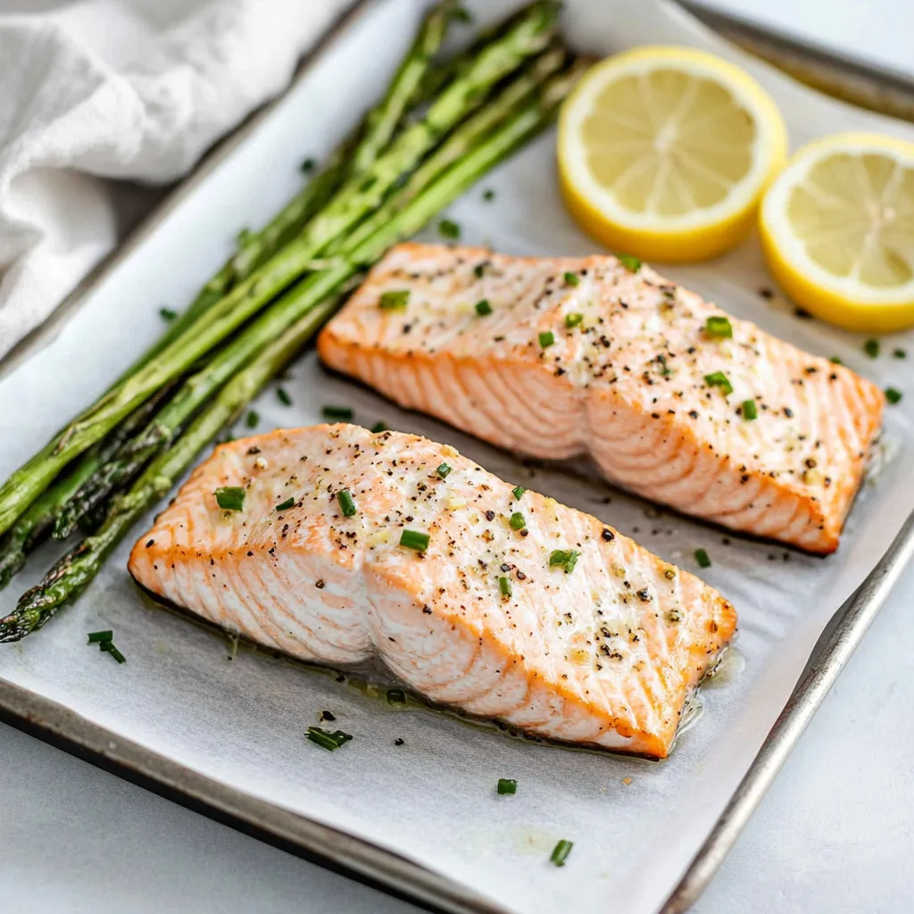 Sheet Pan Lemon Salmon