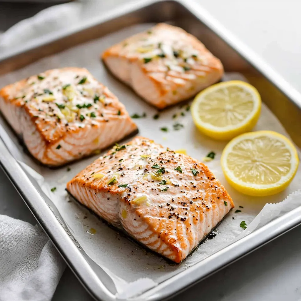 Sheet Pan Lemon Salmon