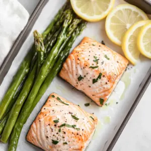 Sheet Pan Lemon Salmon