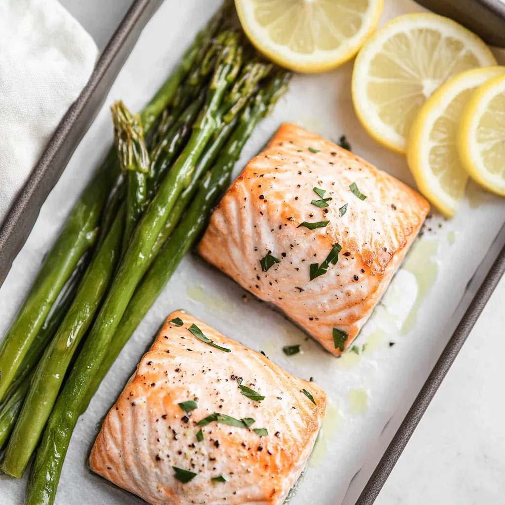 Sheet Pan Lemon Salmon