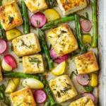 Sheet Pan Tofu with Spring Vegetables