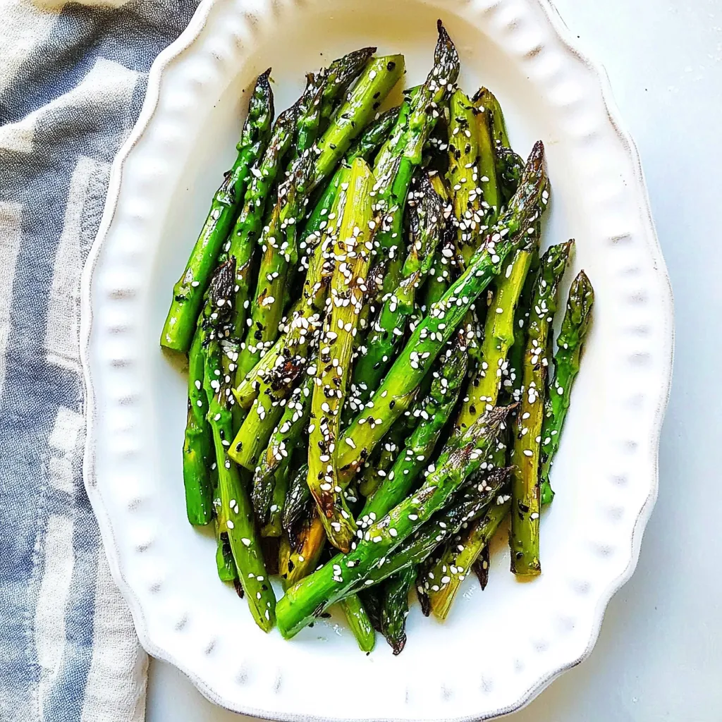 Simple Sesame Asparagus