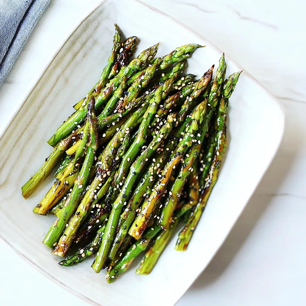 Simple Sesame Asparagus