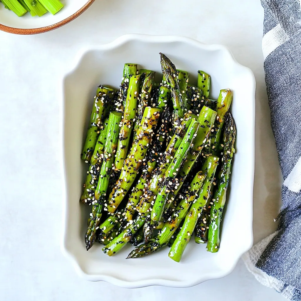 Simple Sesame Asparagus