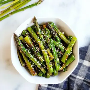 Simple Sesame Asparagus