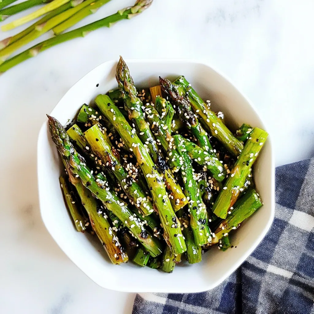 Simple Sesame Asparagus