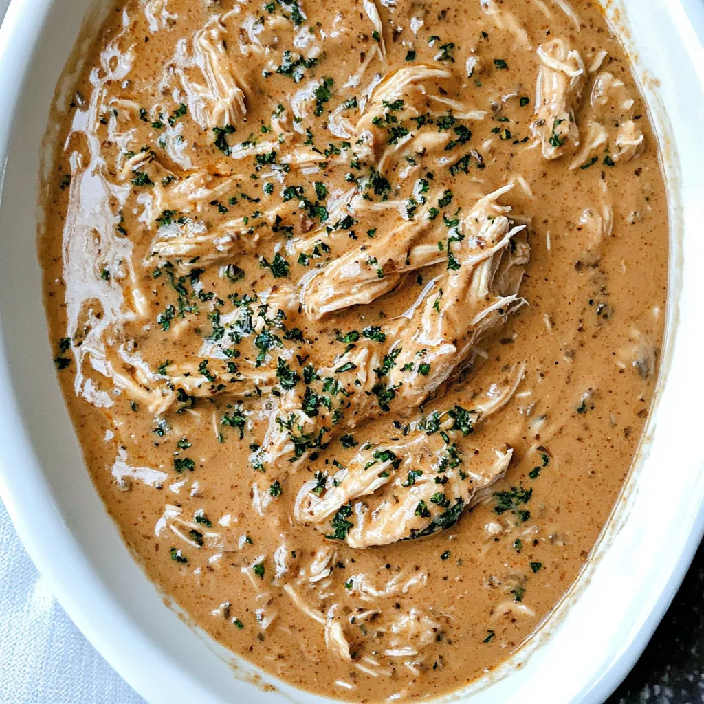 Simple Slow Cooker Chicken and Gravy