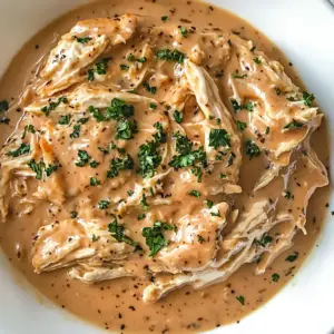 Simple Slow Cooker Chicken and Gravy