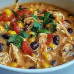 Slow Cooker Chicken and Black Bean Chowder