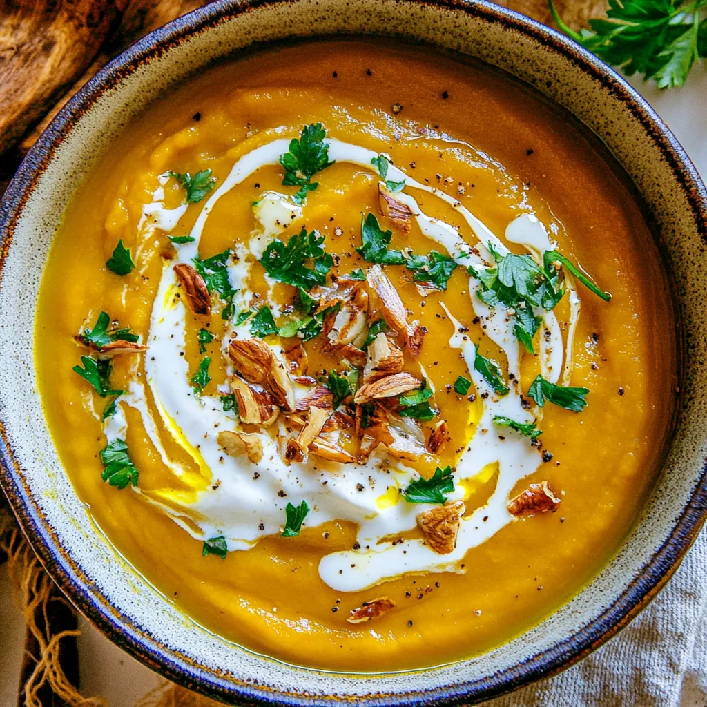 Slow Cooker Creamy Sweet Potato Soup
