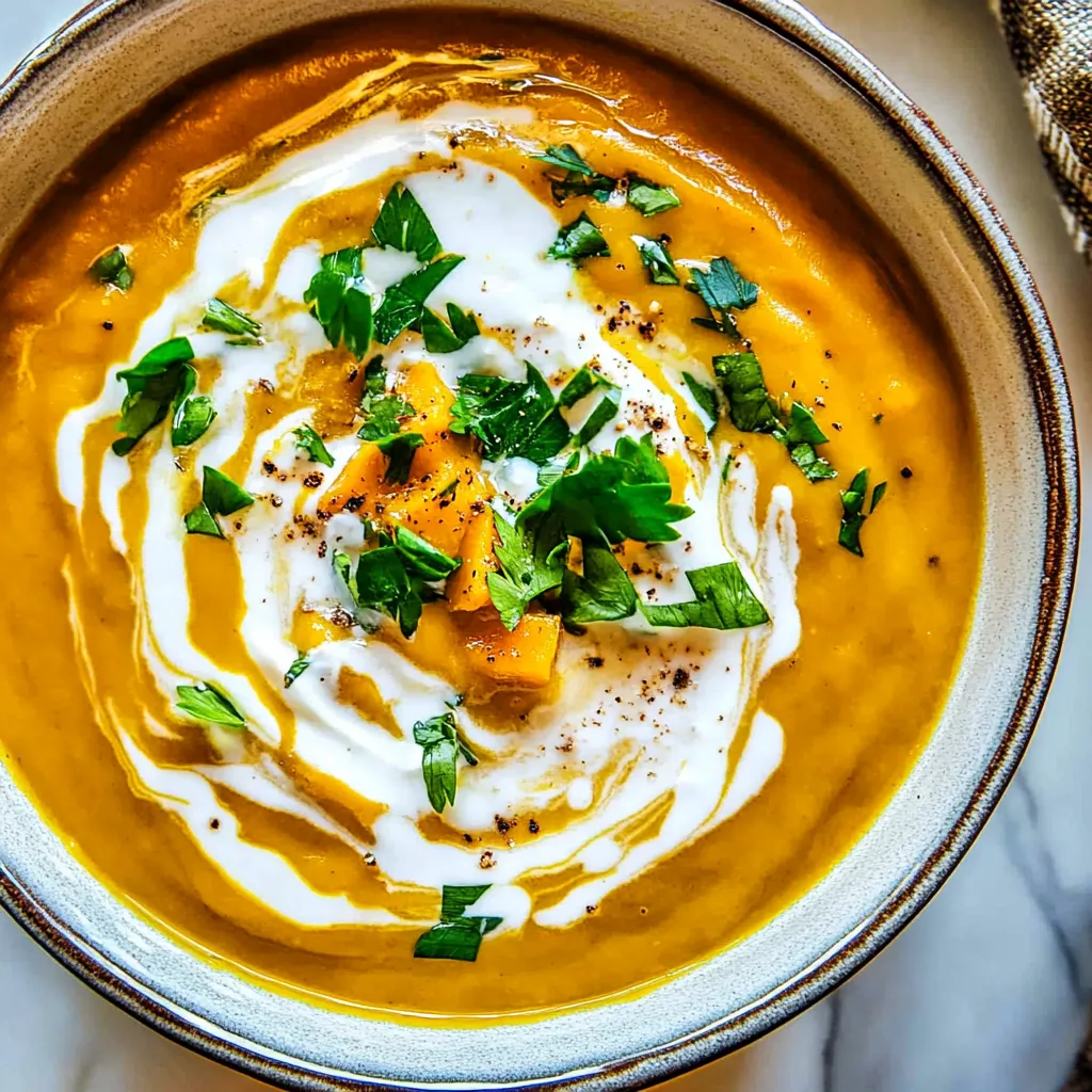 Slow Cooker Creamy Sweet Potato Soup