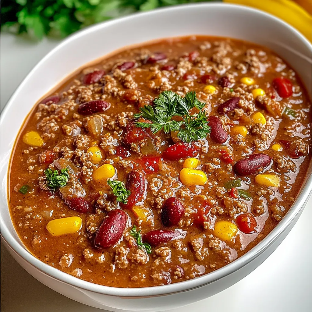 Slow Cooker Fiesta Chili Supper