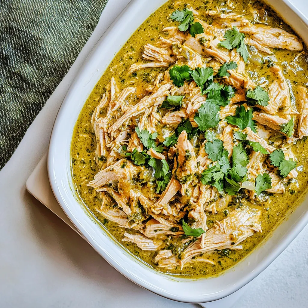Slow Cooker Green Chile Chicken