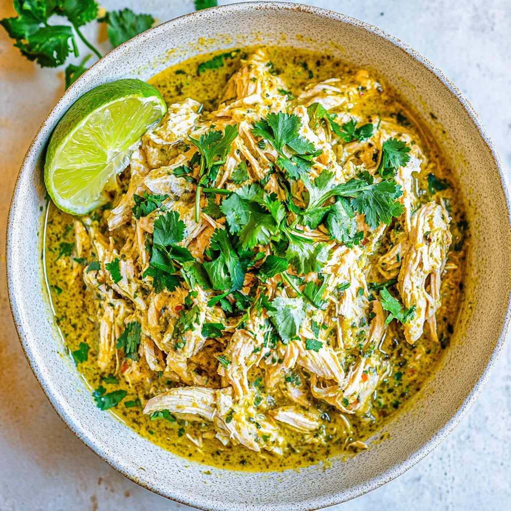 Slow Cooker Green Chile Chicken