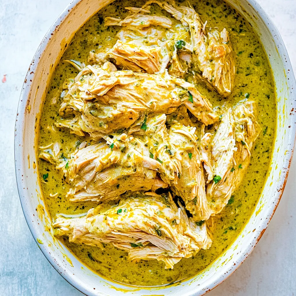 Slow Cooker Green Chile Chicken