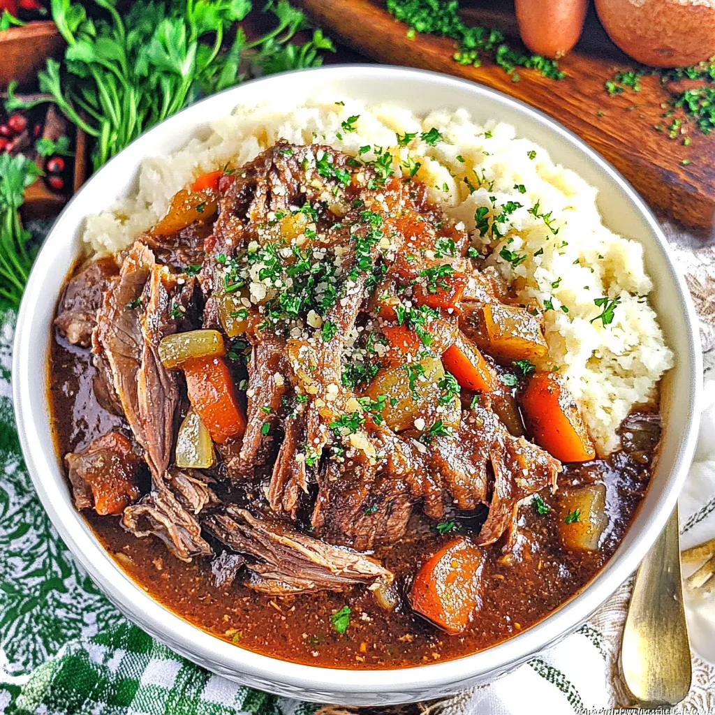 Slow Cooker Three Envelope Pot Roast
