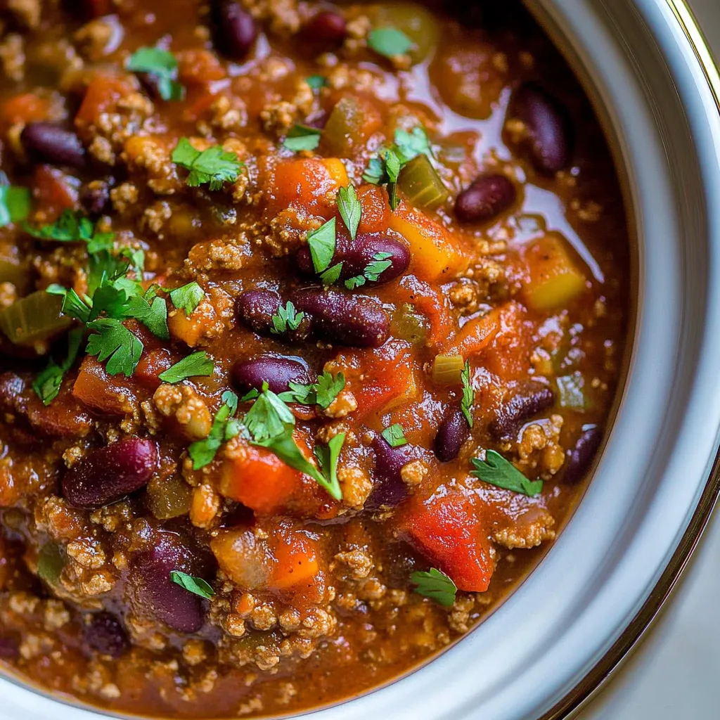 Slow Cooker Vegetarian Chili