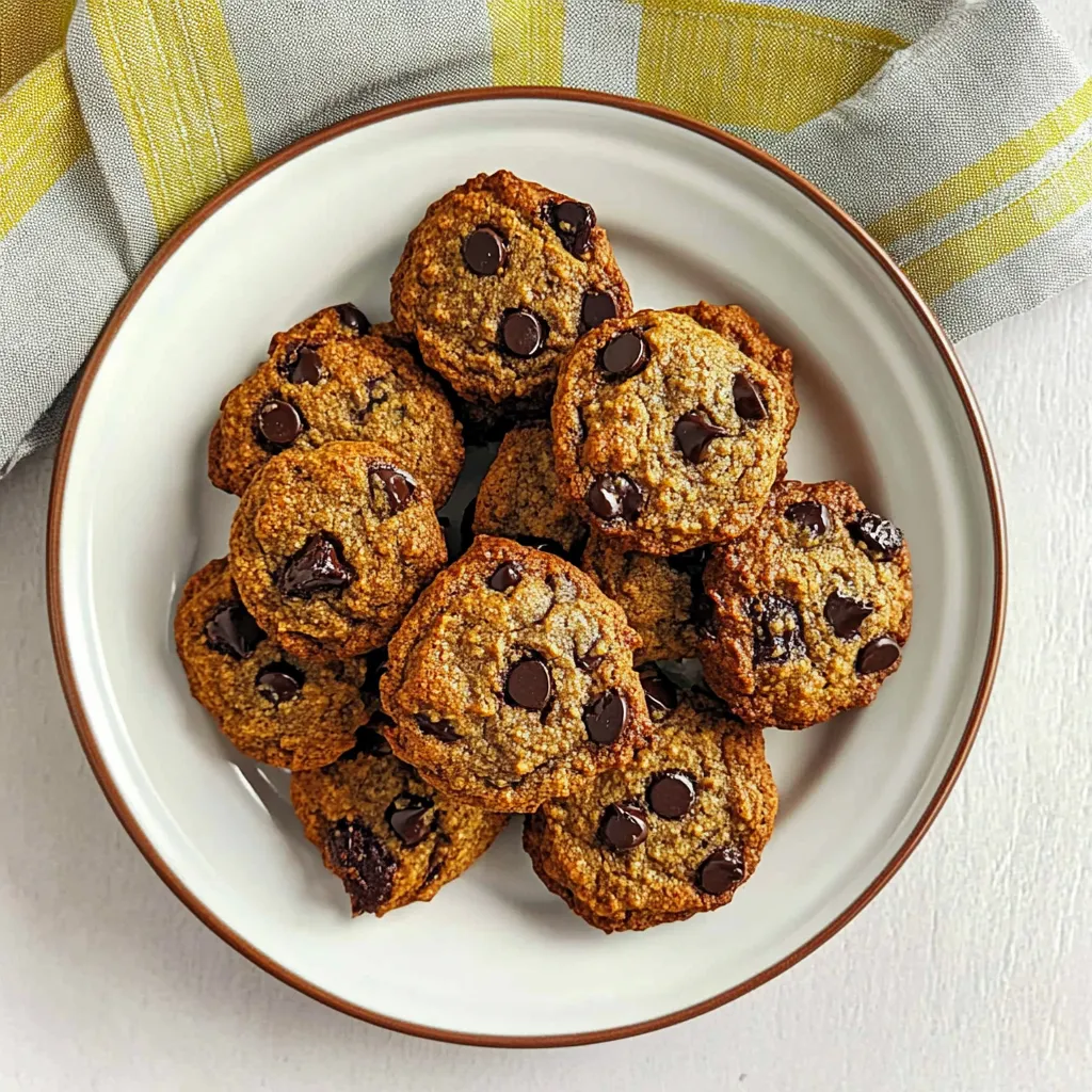 Soft Banana Chocolate Chip Cookies